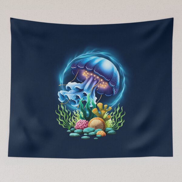 Item preview,  Jellyfish (Electric Glow) designed and sold by Tripp Art Studio.