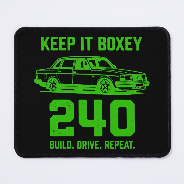 Item preview, Classic 240 Series Sedan Keep It Boxy Green designed and sold by Off-Road-Zone.