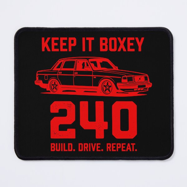 Item preview, Classic 240 Series Sedan Keep It Boxy Red designed and sold by Off-Road-Zone.