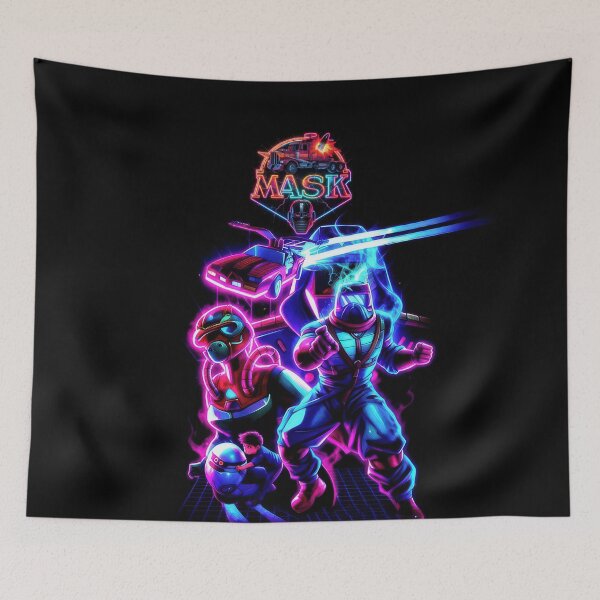 Item preview, M.A.S.K. Neon Strike - 80s Cartoon Retro Synthwave Art designed and sold by keythxctrs.
