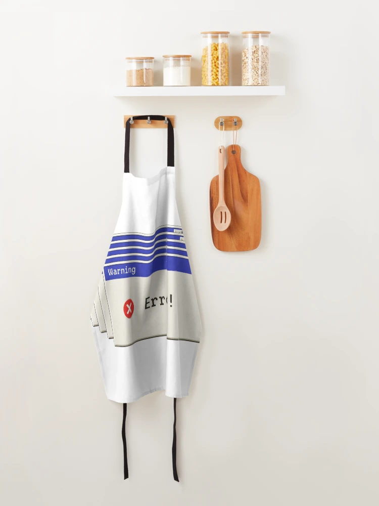 Thumbnail 4 of 6, Apron, Error! designed and sold by Loading----.