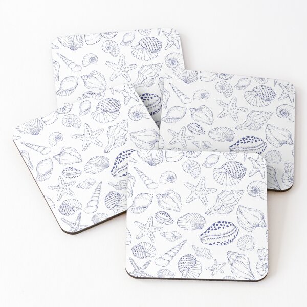 Item preview, Shoreline — Seashell Collection Print designed and sold by Obliqua.