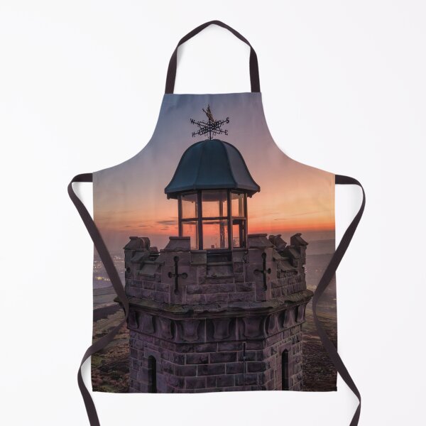 Item preview, Darwen Tower at Dawn — Aerial Drone Sunrise, Lancashire designed and sold by Shafiq Khan.