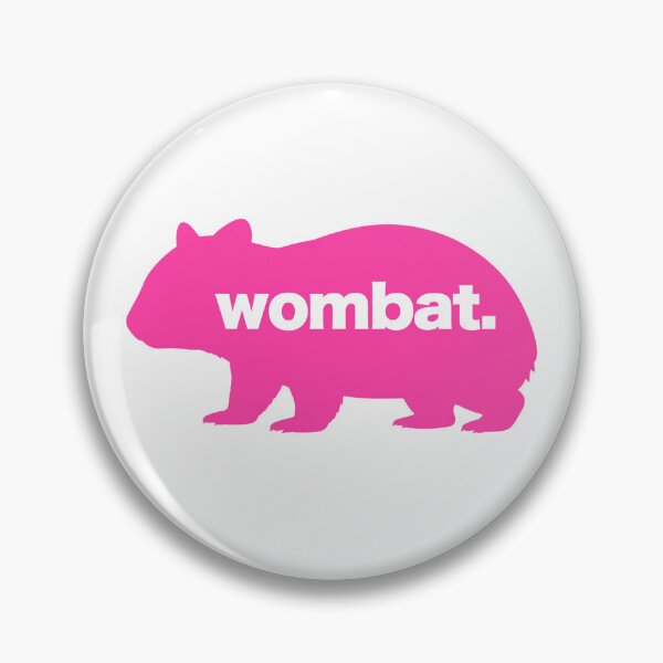 Item preview, Pink Wombat Silhouette  designed and sold by pUNKnown.