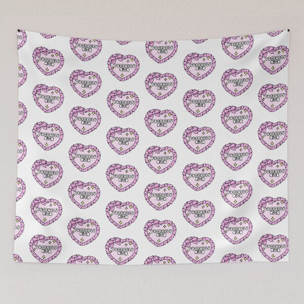 Artikelvorschau, Wahrscheinlich High Coquette Pink Heart Bow Stoner Art entworfen und verkauft von MycoMindsMedia.