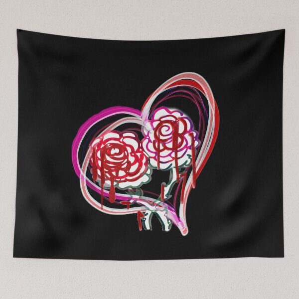 Item preview, Roses and a Bleeding Heart by Terios Creations designed and sold by WildBerryWorks.