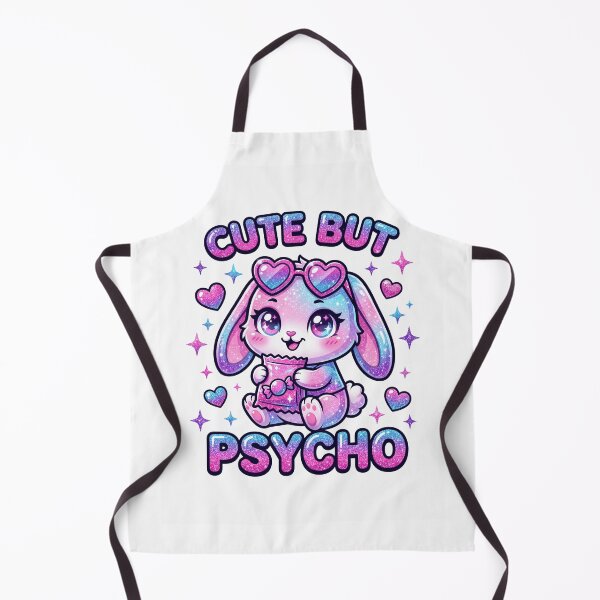 Item preview, Cute but Psycho - Funny Kawaii Glitter Aesthetic T-Shirt for Girls designed and sold by Hinata04.