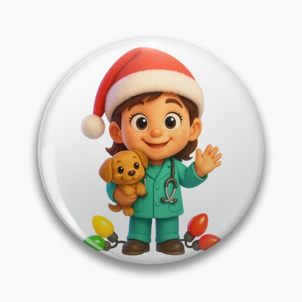 Item preview, Christmas Veterinarian Girl  designed and sold by Sillytoe.