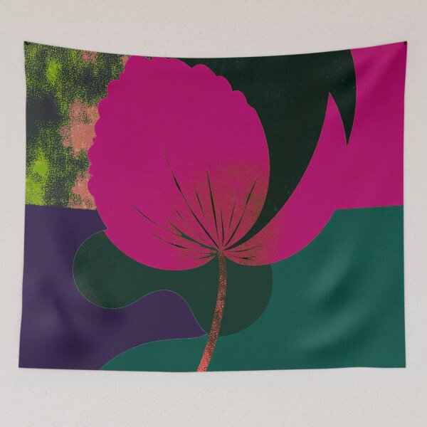 Item preview, Modern Graphic Floral / Bold Statement Flower designed and sold by joycrysstudio.