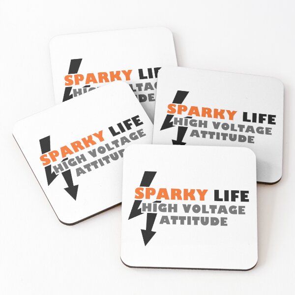 Item preview, Sparky Life High Voltage Attitude - Funny Electrician & Apprentice Gift T-Shirt designed and sold by Dimu Co..