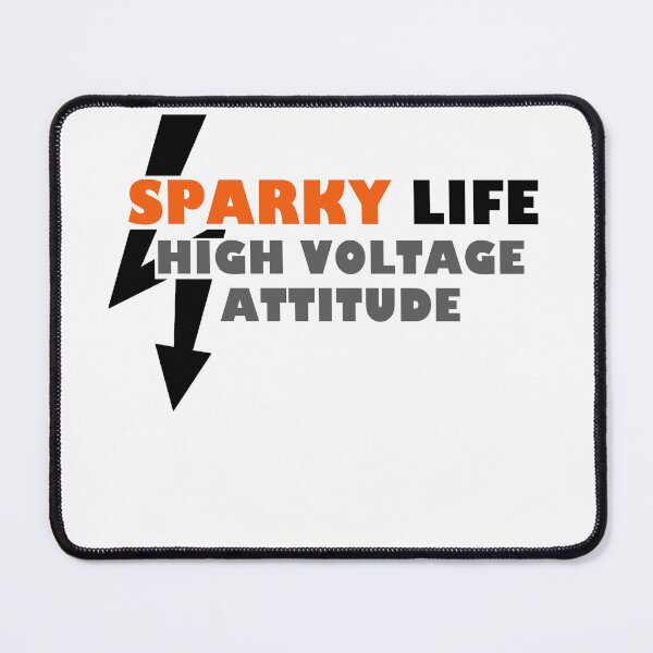 Item preview, Sparky Life High Voltage Attitude - Funny Electrician & Apprentice Gift T-Shirt designed and sold by Dimu Co..