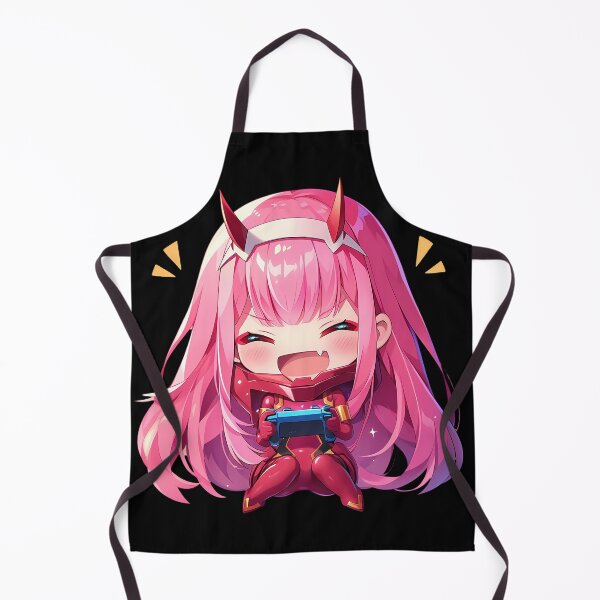 Item preview, Zero Two Darling Franxx Cute Chibi Anime Girl Playing Video Game designed and sold by earlobejerk.