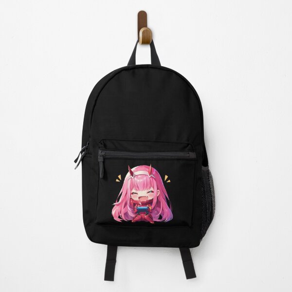 Item preview, Zero Two Darling Franxx Cute Chibi Anime Girl Playing Video Game designed and sold by earlobejerk.