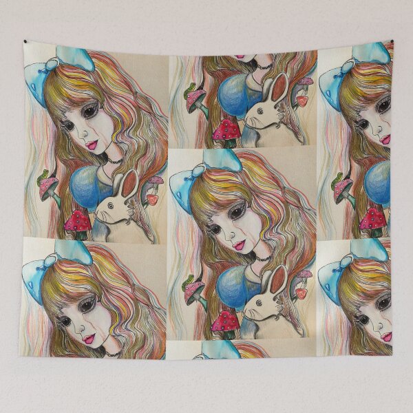 Item preview, Alice and the Mushrooms designed and sold by BlindEye1.