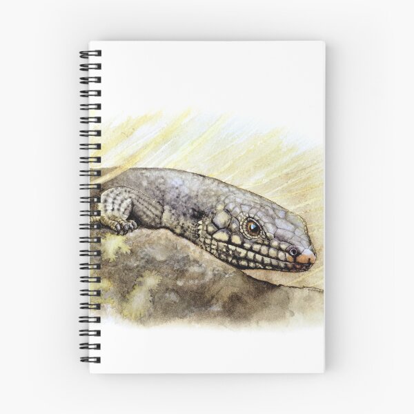 Item preview, Watercolor lizard (Kaputar Rock Skink) designed and sold by art-by-len.