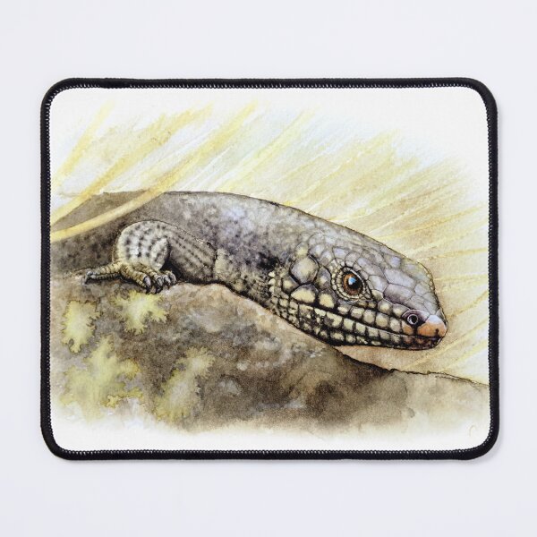 Item preview, Watercolor lizard (Kaputar Rock Skink) designed and sold by art-by-len.
