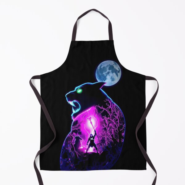 Item preview, Skeletor & Panthor Neon Silhouette - 80s Retro Evil designed and sold by keythxctrs.