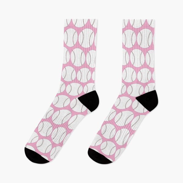 Item preview, Softball Pattern Pink designed and sold by iCraftCafe.