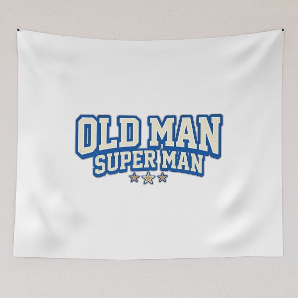 Item preview, Old Man Super Man designed and sold by Old Man Athletics.