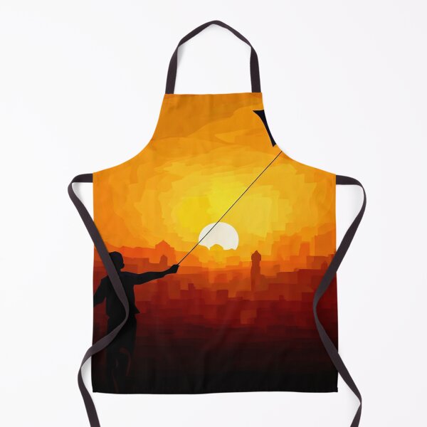 Item preview, Kite Flying at Sunset designed and sold by tomorrowsart.
