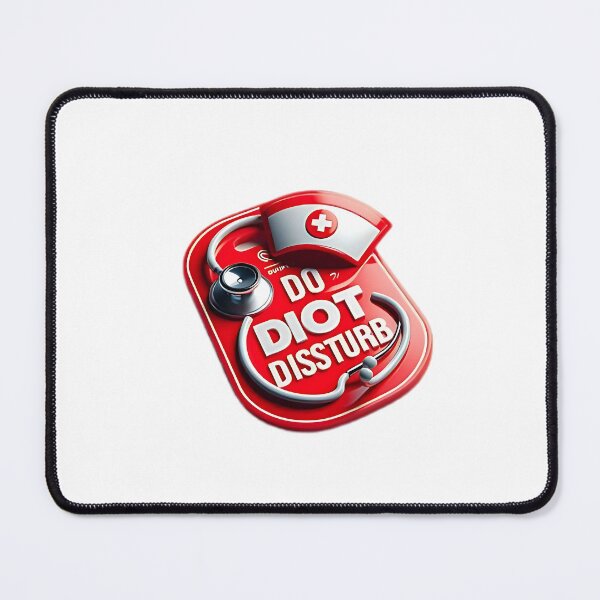 Item preview, Funny Night Shift Nurse Do Not Disturb Sticker designed and sold by JobVibeStudio.