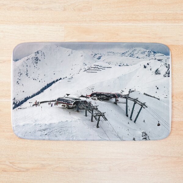 Item preview, Snowy Mountain with Ski Lift designed and sold by ChrisFotop.