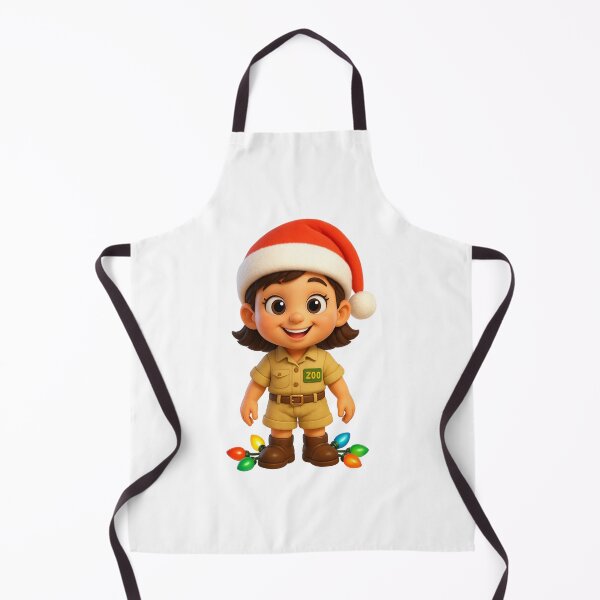 Item preview, Christmas Zookeeper Girl designed and sold by Sillytoe.