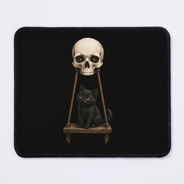 Item preview, Skull Swing Cat Dark Cute Design designed and sold by Vivalore.