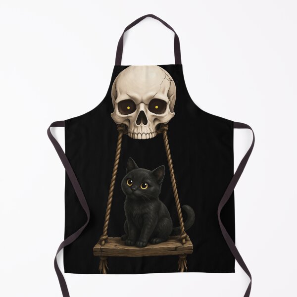 Item preview, Skull Swing Cat Dark Cute Design designed and sold by Vivalore.