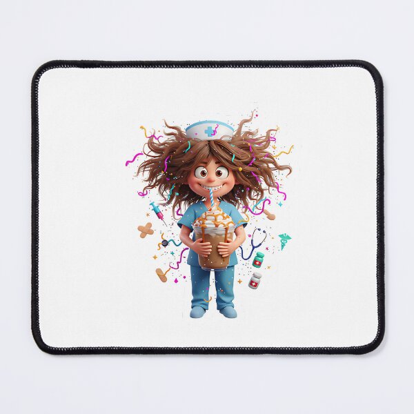Item preview, Funny Nurse Life Fueled by Coffee Sticker designed and sold by JobVibeStudio.