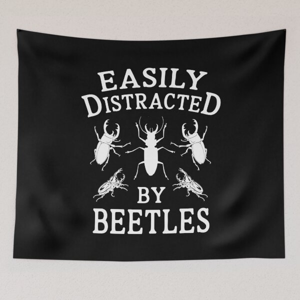 Item preview, Easily Distracted by Beetles Vintage Gothic Entomology Aesthetic designed and sold by Dmetalx Art Apparel.