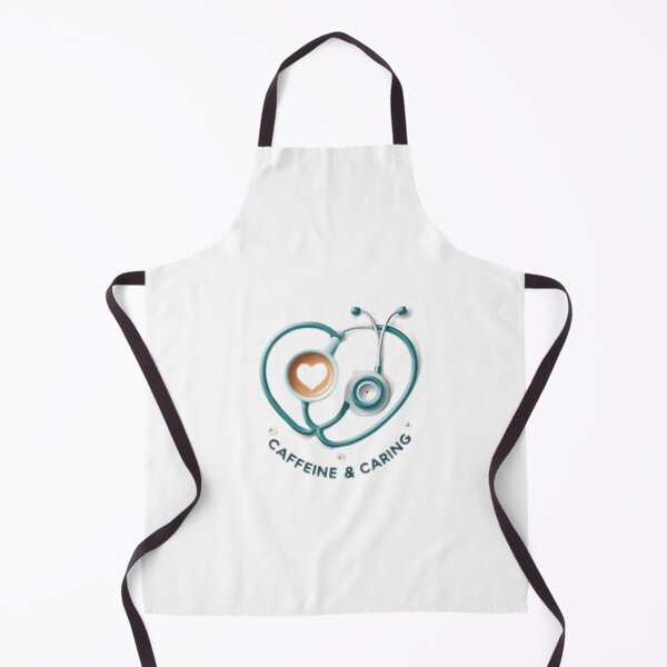 Item preview, Funny Nurse Caffeine and Caring Sticker designed and sold by JobVibeStudio.