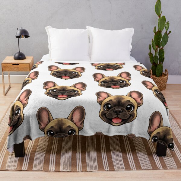 Item preview, Cute Frenchie Face Pattern | French Bulldog Lover Design designed and sold by Mon Petit Frenchie.