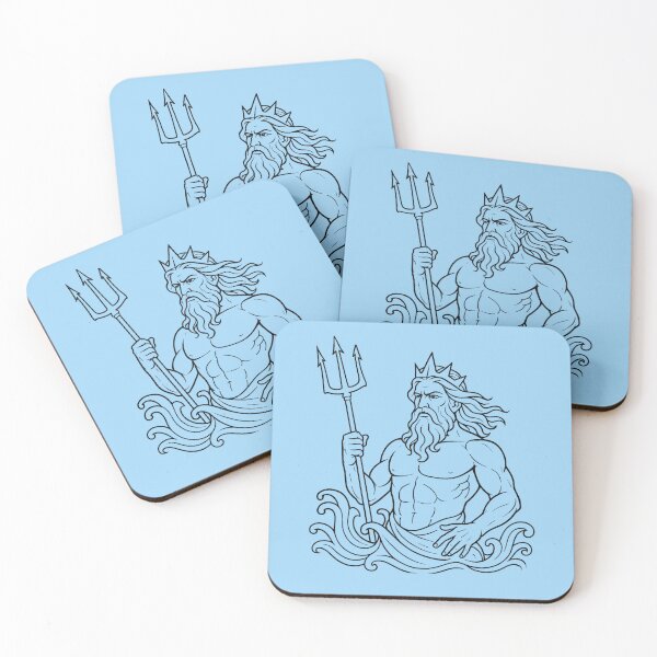 Item preview, POSEIDON-God of war, thunder & the sky! designed and sold by FLOWERDREAMER.