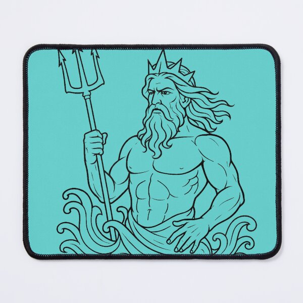 Item preview, POSEIDON-God of war, thunder & the sky! designed and sold by FLOWERDREAMER.