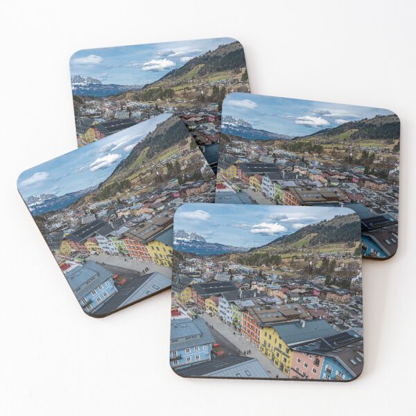 Item preview, Colorful Village in Bavarian Alps designed and sold by ChrisFotop.
