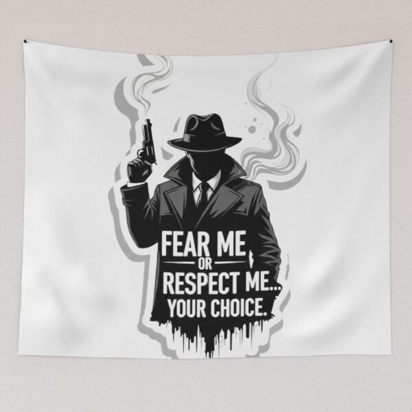 Item preview, Gangster Quote Sticker designed and sold by Mojbin.