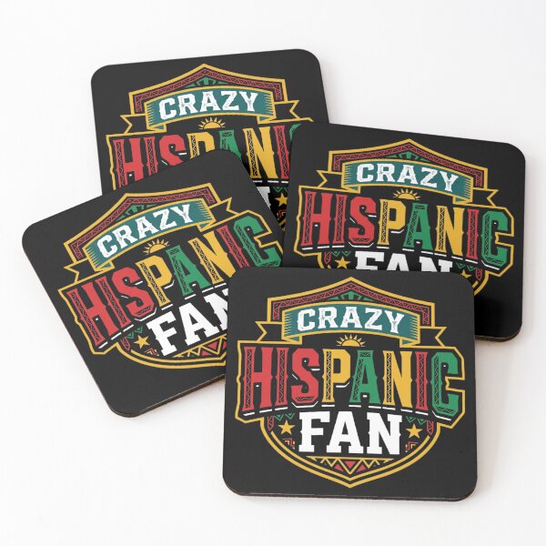 Item preview, Crazy Hispanic Fan Vintage Shield Graphic designed and sold by axiksa10.