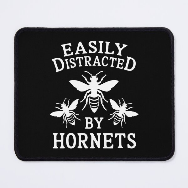 Item preview, Easily Distracted by Hornets Vintage Wasp Entomology Graphic designed and sold by Dmetalx Art Apparel.