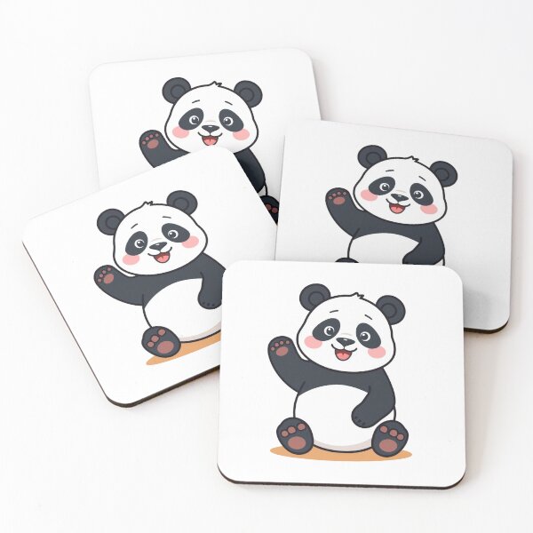 Item preview, Cute panda wave  designed and sold by JosueShop101.