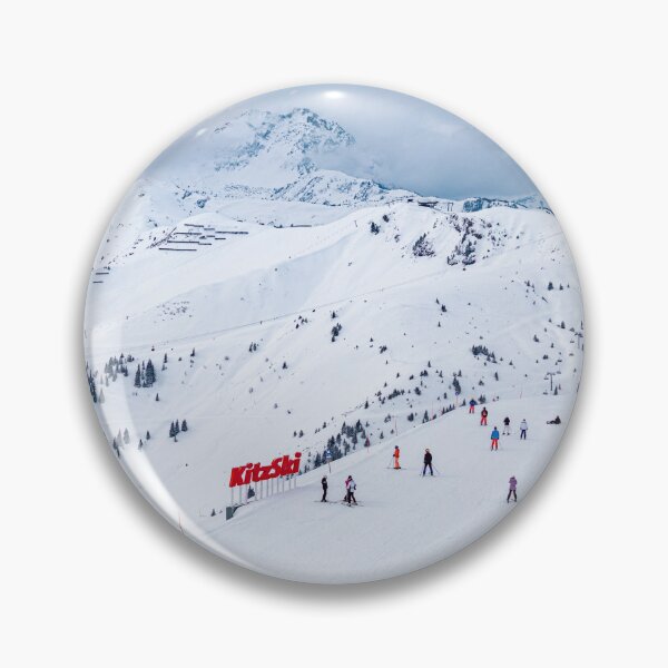 Item preview, Skiers on Snowy Mountain Slopes designed and sold by ChrisFotop.