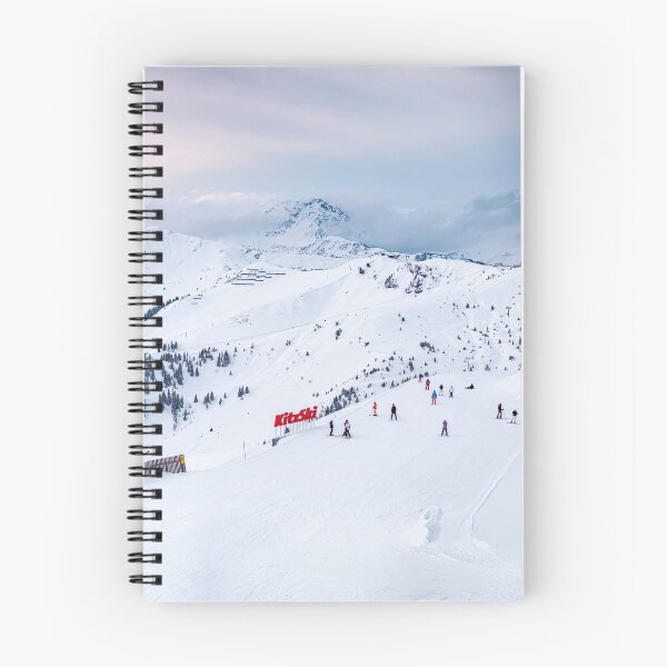 Item preview, Skiers on Snowy Mountain Slopes designed and sold by ChrisFotop.