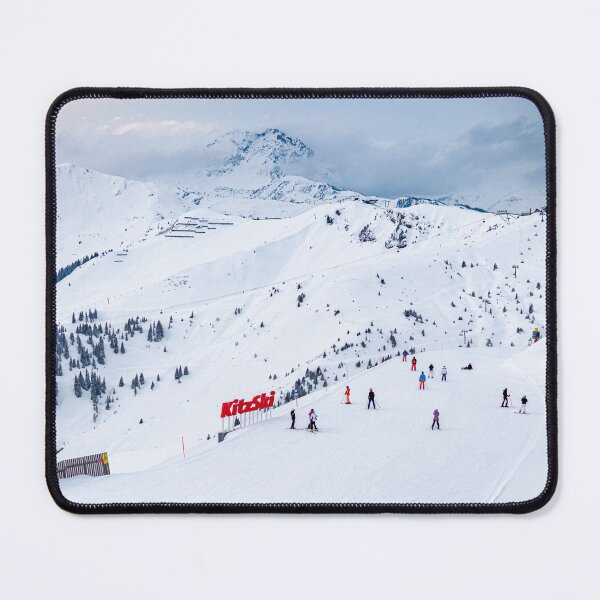 Item preview, Skiers on Snowy Mountain Slopes designed and sold by ChrisFotop.