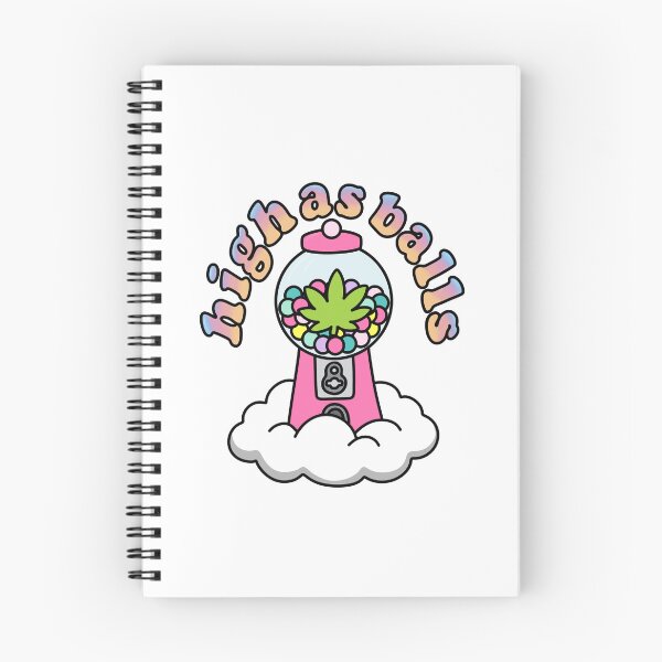 Item preview, High As Balls Weed Gumball Machine Stoner Humor Art designed and sold by MycoMindsMedia.