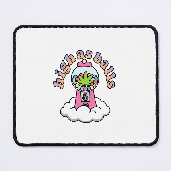Item preview, High As Balls Weed Gumball Machine Stoner Humor Art designed and sold by MycoMindsMedia.