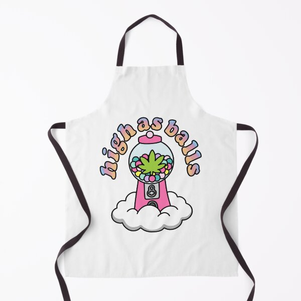 Item preview, High As Balls Weed Gumball Machine Stoner Humor Art designed and sold by MycoMindsMedia.