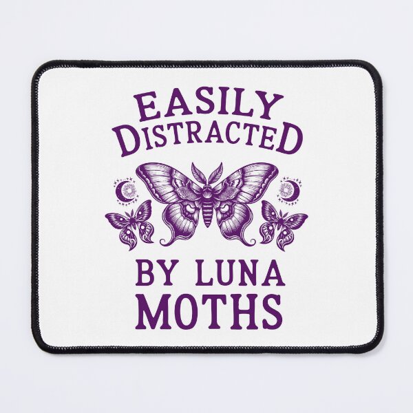 Item preview, Easily Distracted by Moths Dark Academia Gothic Vintage Art designed and sold by Dmetalx Art Apparel.