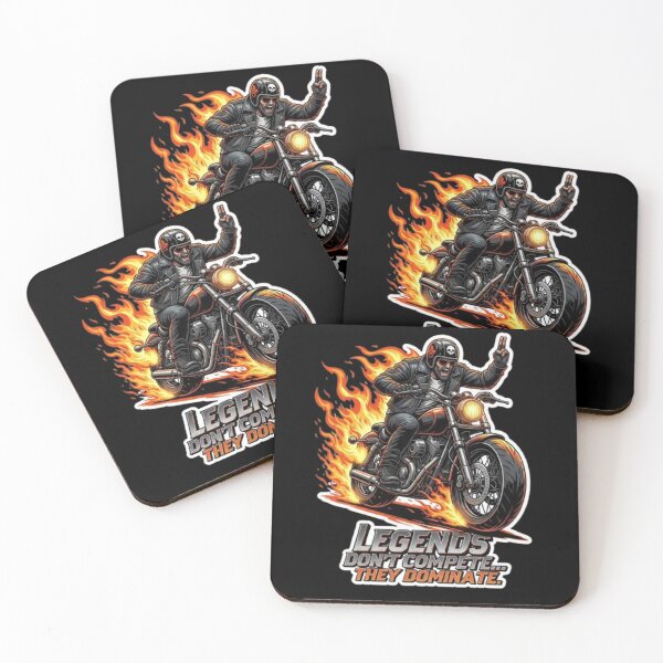 Item preview, Biker Fire Motorcycle Sticker designed and sold by Mojbin.