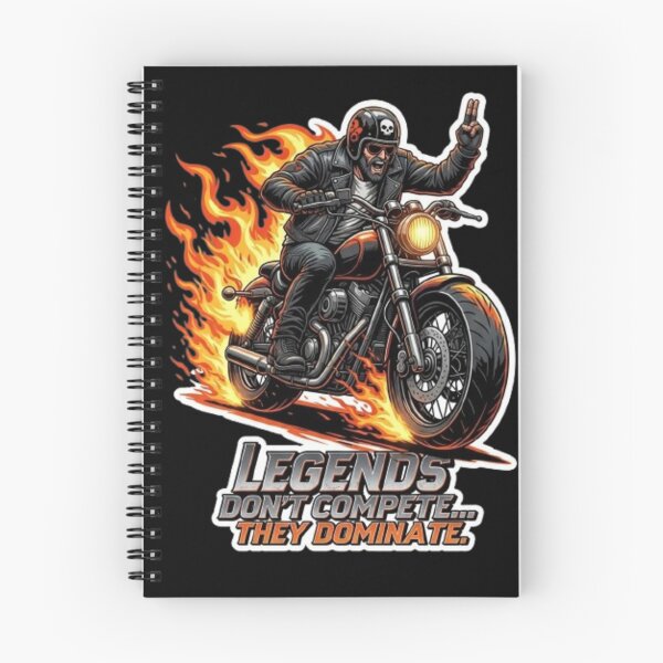 Item preview, Biker Fire Motorcycle Sticker designed and sold by Mojbin.