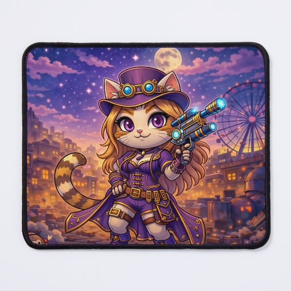 Item preview, Cait Night – Steampunk Night Huntress designed and sold by Lunatik Cat.